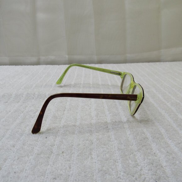 Youth Eye Glasses Girl Kids Brown Green Plastic Tortoise Shell Frames Unbranded - Picture 5 of 11